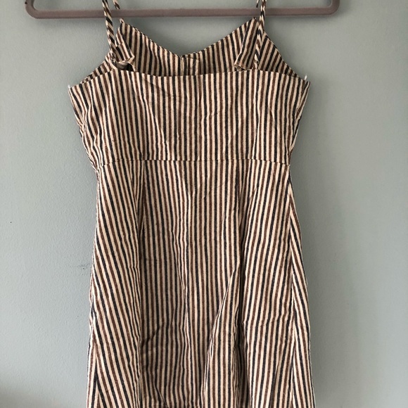 Altar’d State dress - buttons and stripes - mini - Picture 3 of 4